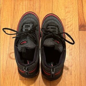 Black and Red Athletic Sneakers